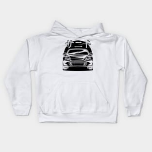 S2000 AP2 (Black Print) Kids Hoodie